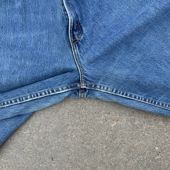 Vintage 90’s Levi's 512 Slim Fit Tapered Leg Mom Blue Jeans Stone Washed 14 Reg - Picture 5 of 11